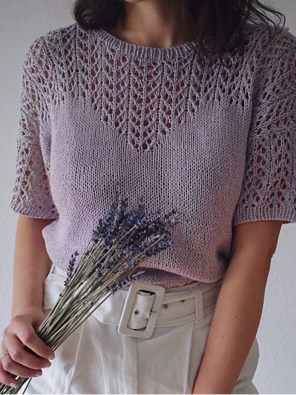 Provence Top Handmade Cotton Linen Blend
